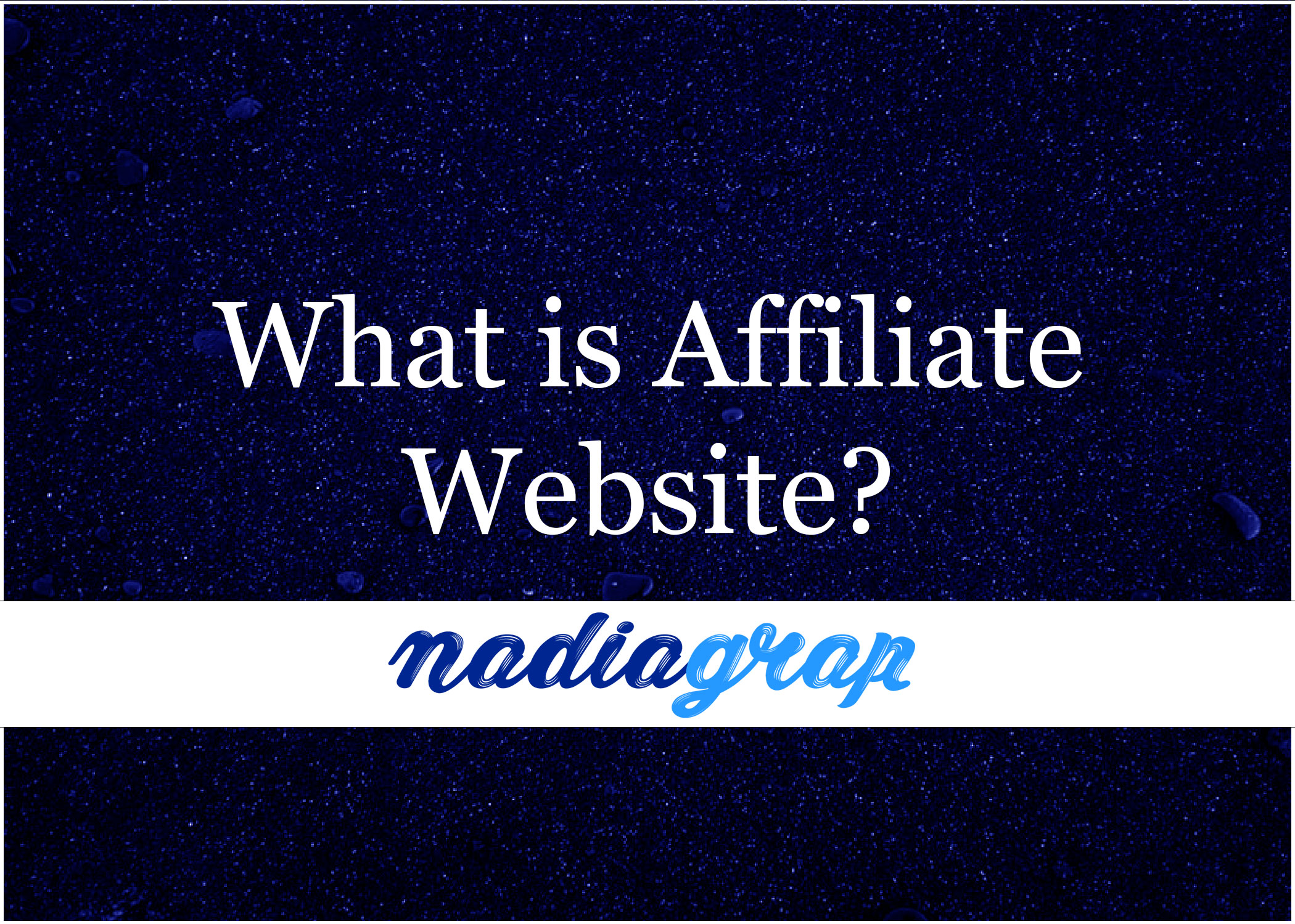 affiliate website