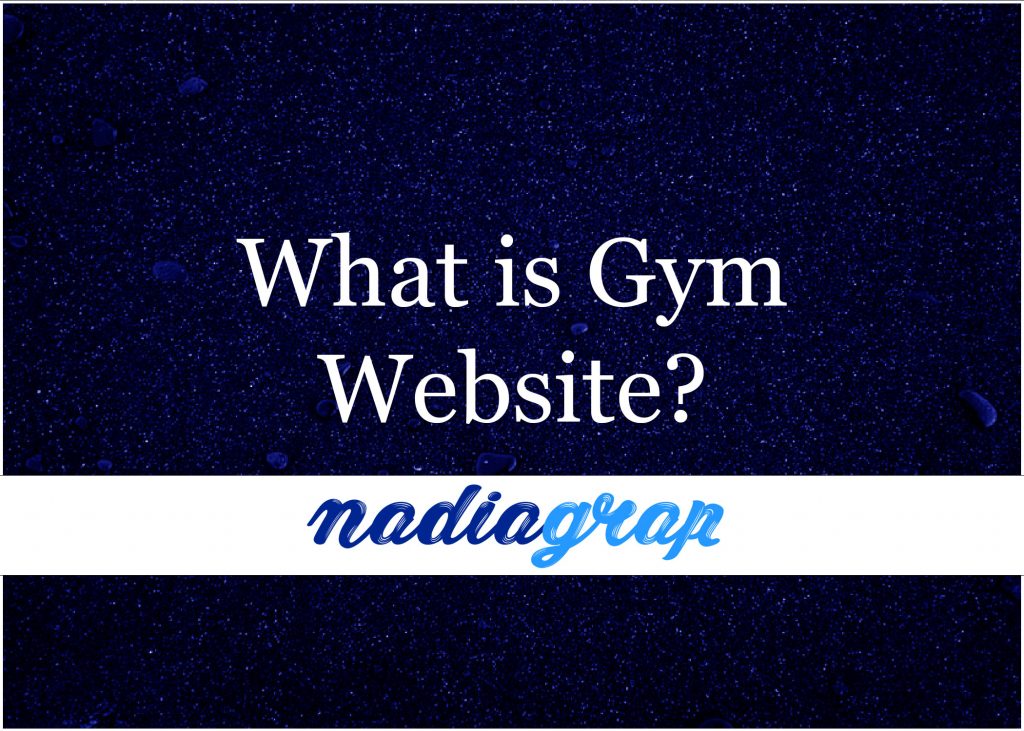 Fitness or gym website
